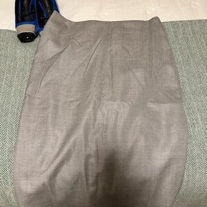 MaxMara Light Gray Pencil Skirt